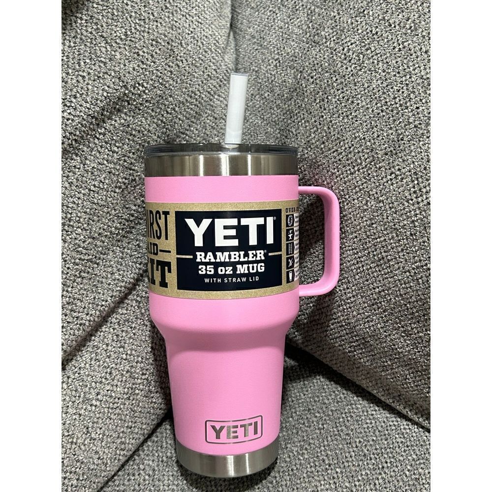 Yeti Rambler 35 oz POWER PINK PRICE FIRM ⬇️